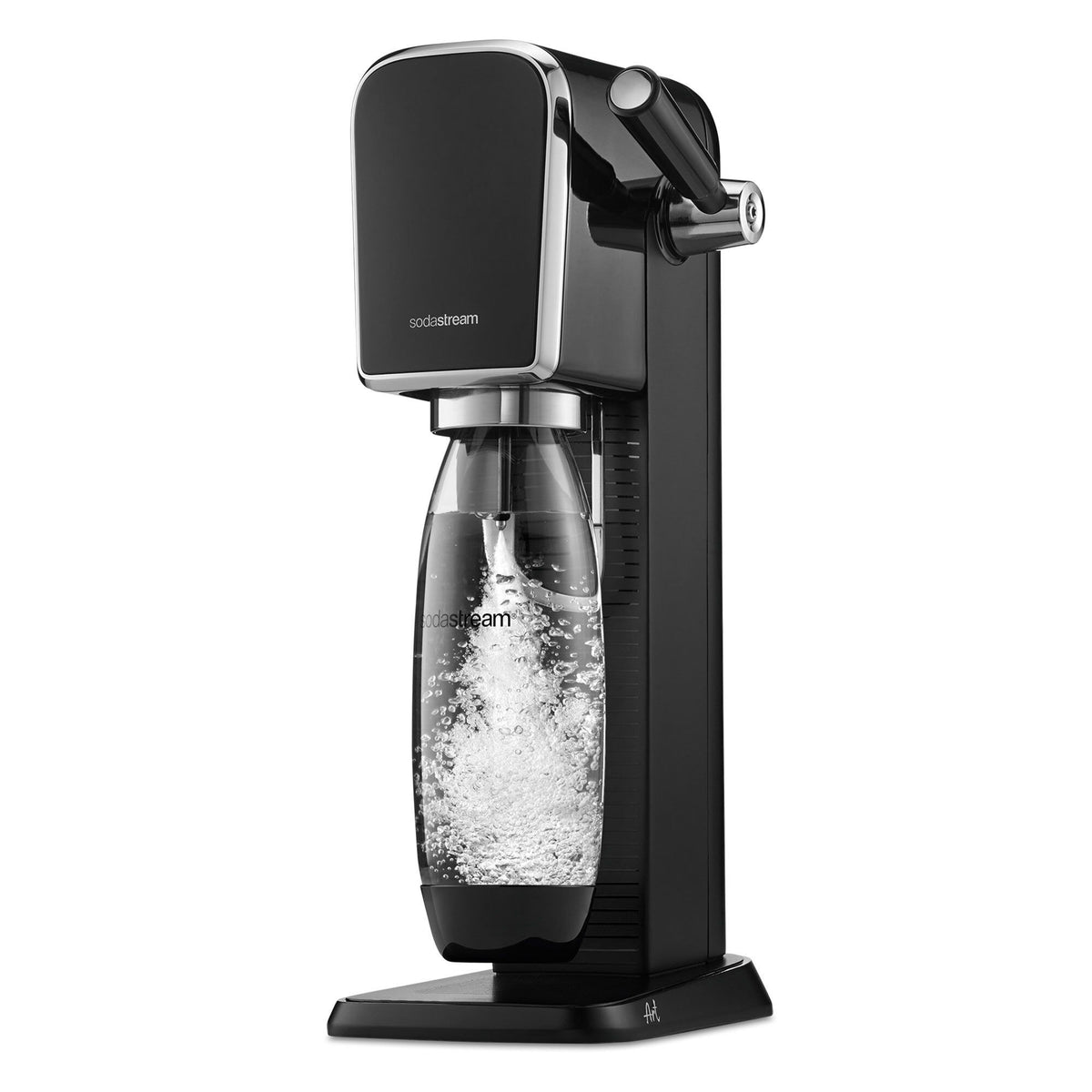 Sort Sodastream Art sodavandsmaskine med retrodesign