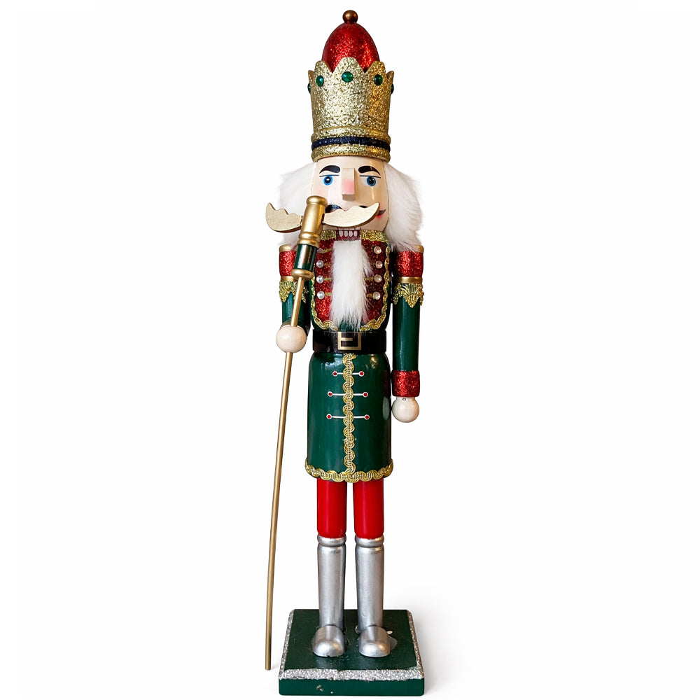 Nøddeknækker julemandsfigur i træ, 55 cm, model 1