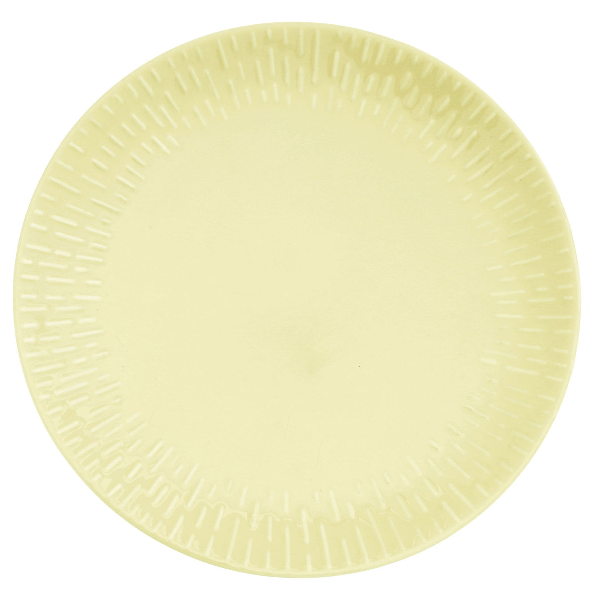 Aida Confetti middagstallerken 27,5 cm i den lyse farve lemon
