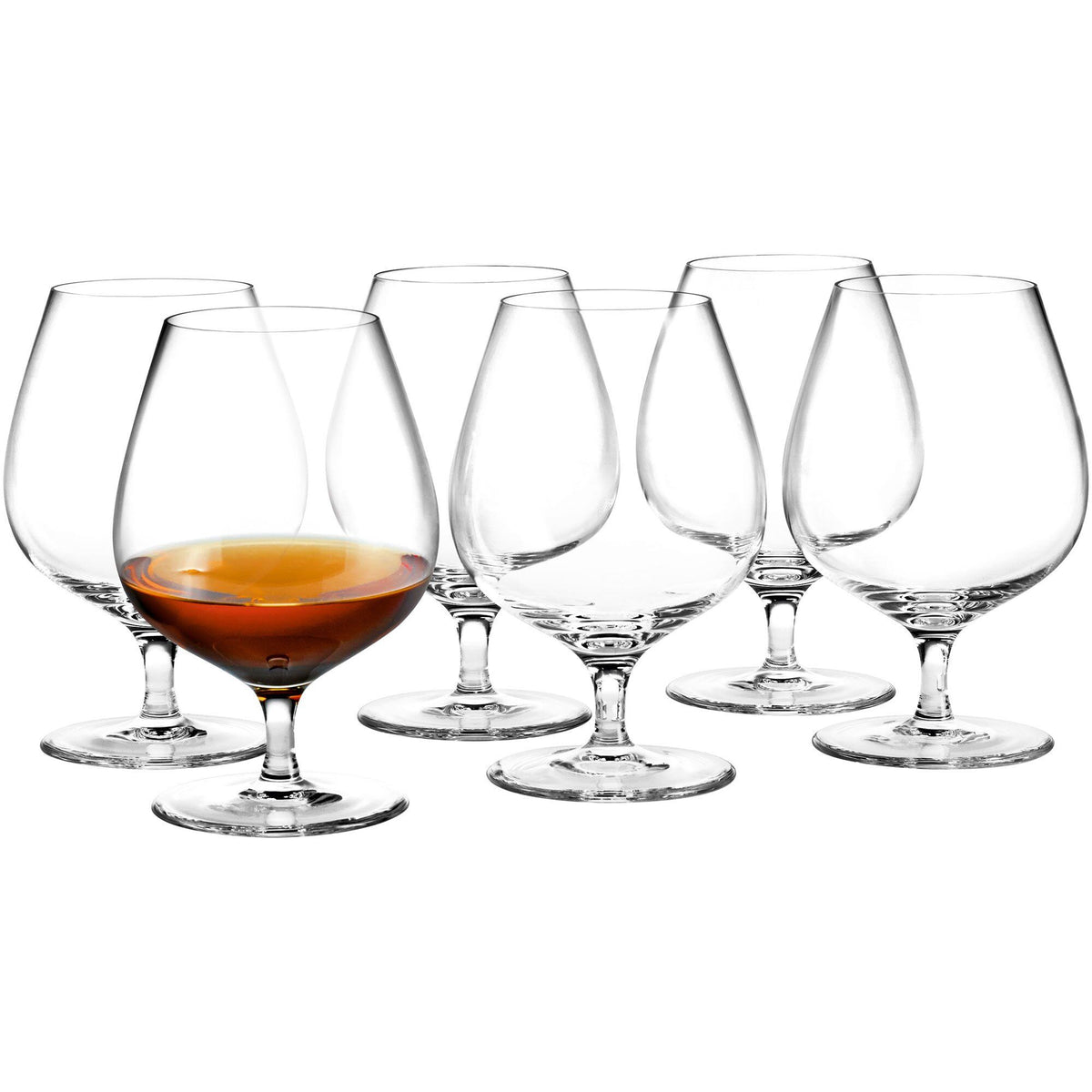 Holmegaard Cabernet cognacglas i klart glas, 63 cl, sæt med seks glas