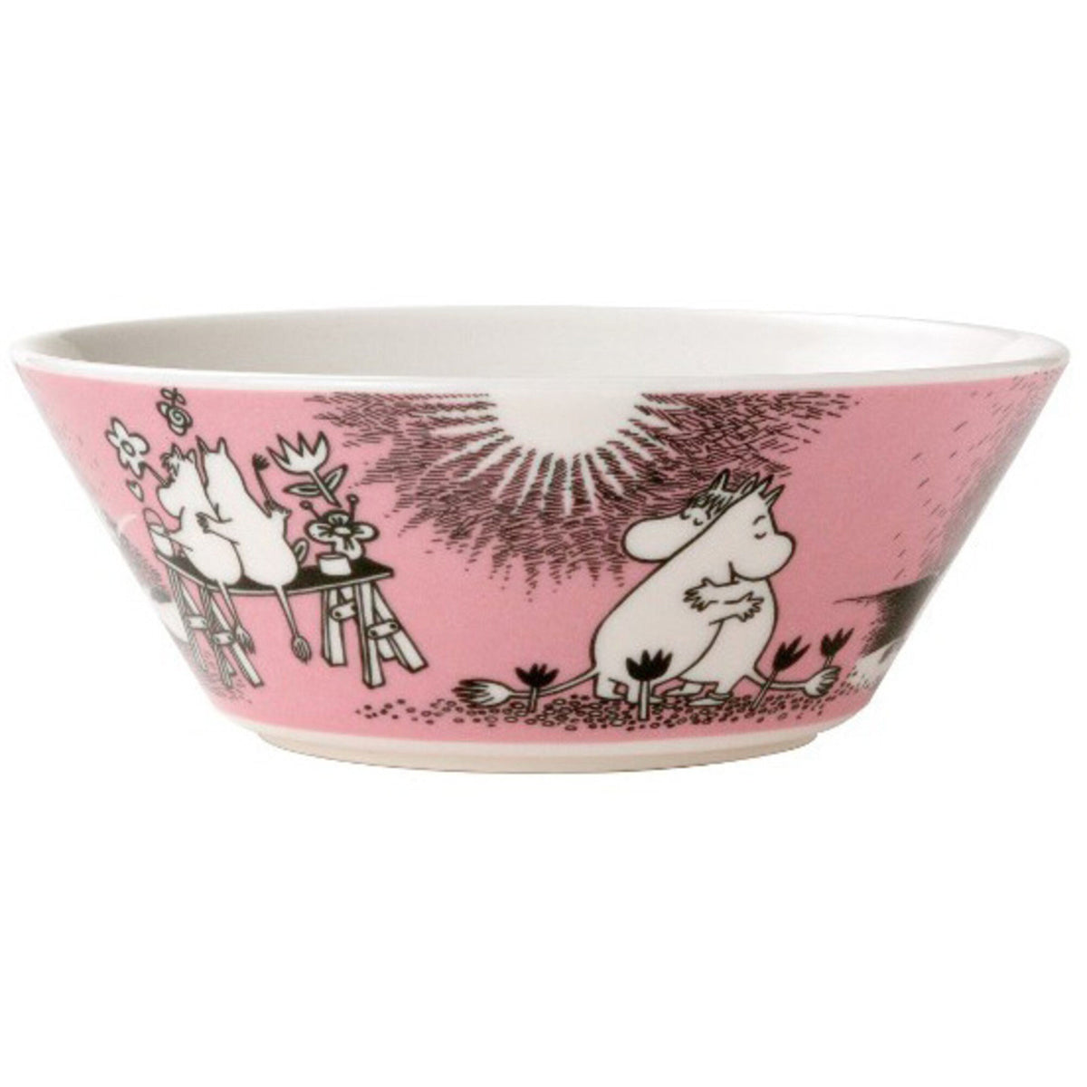 Moomin Arabia Mumiskål med motivet kærlighed