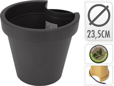 Se Plantekasse til drænrør, antracit, Ø23,5 cm ✔ Kæmpe udvalg i  Bolig og Haven - Køb online på udsalg og tilbud lige nu ✔ Hurtig levering: 1 - 2 Hverdage samt billig fragt - Varenummer: BGH-49519577727306 og barcode / Ean: 8720573148726 på lager - Udsalg på Alle produkter (Lagerbeholdning er større end 1) Spar op til 57% - Over 1312 kendte brands på udsalg