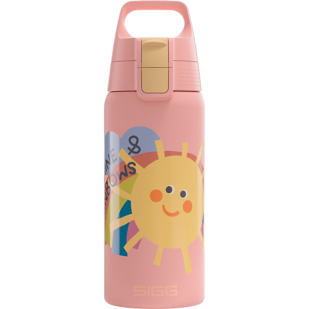 SIGG Shield Therm ONE Kids vakuumisoleret termoflaske på 0,5 liter i Sunshine