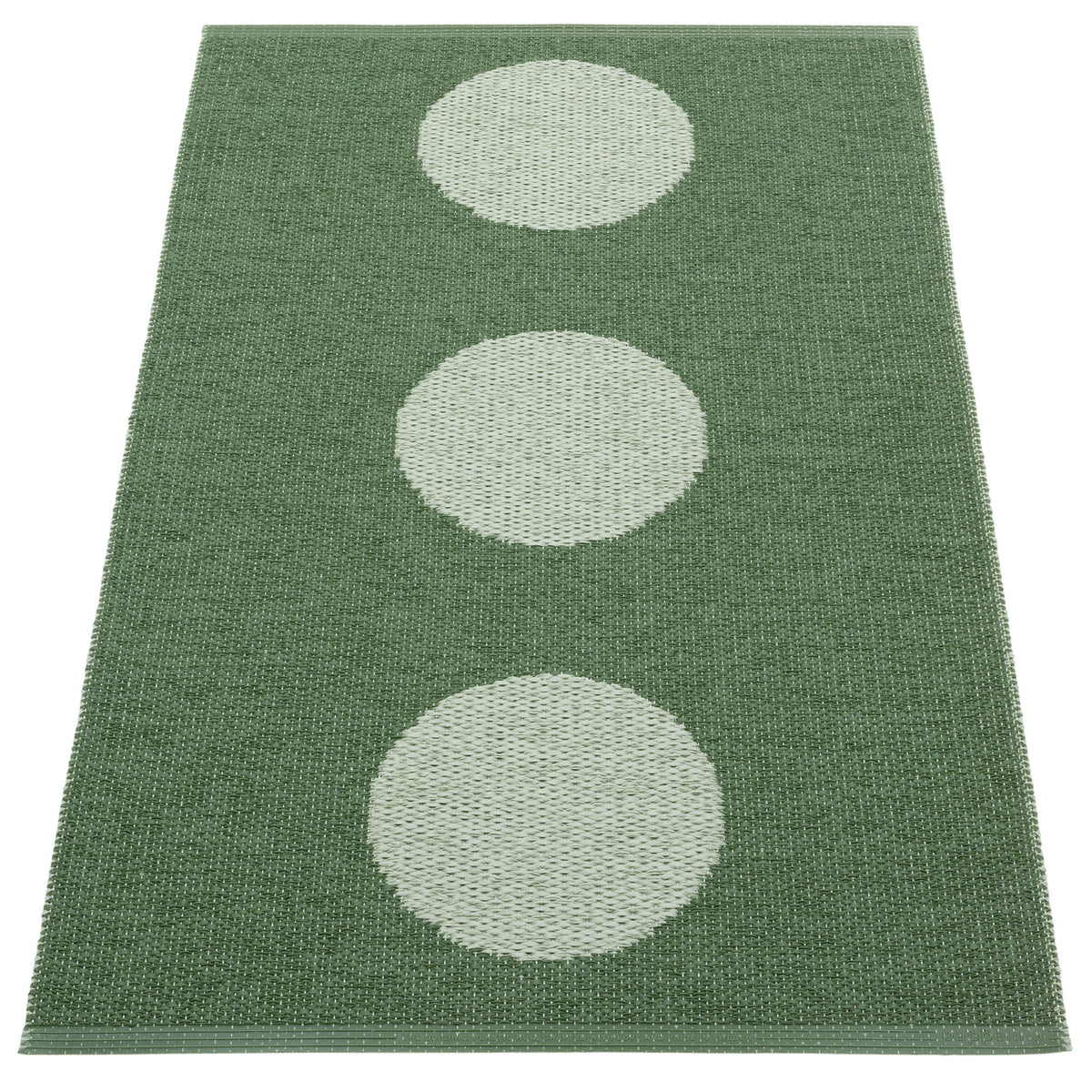 Pappelina Vera Pop tæppe i Leaf og Misty Mint, 70 x 120 cm