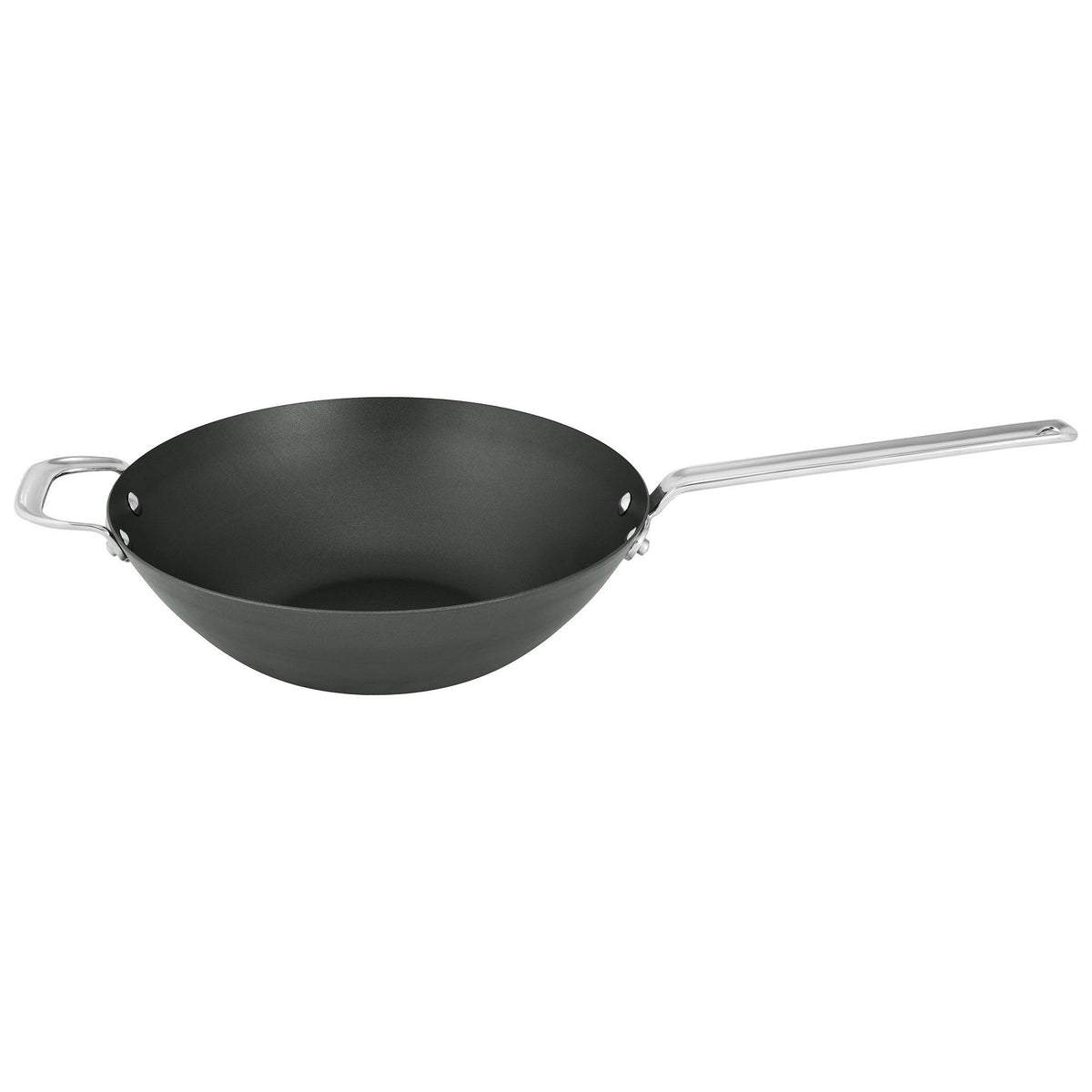 Scanpan Black Iron wokpande i kulstofstål med diameter 30 cm