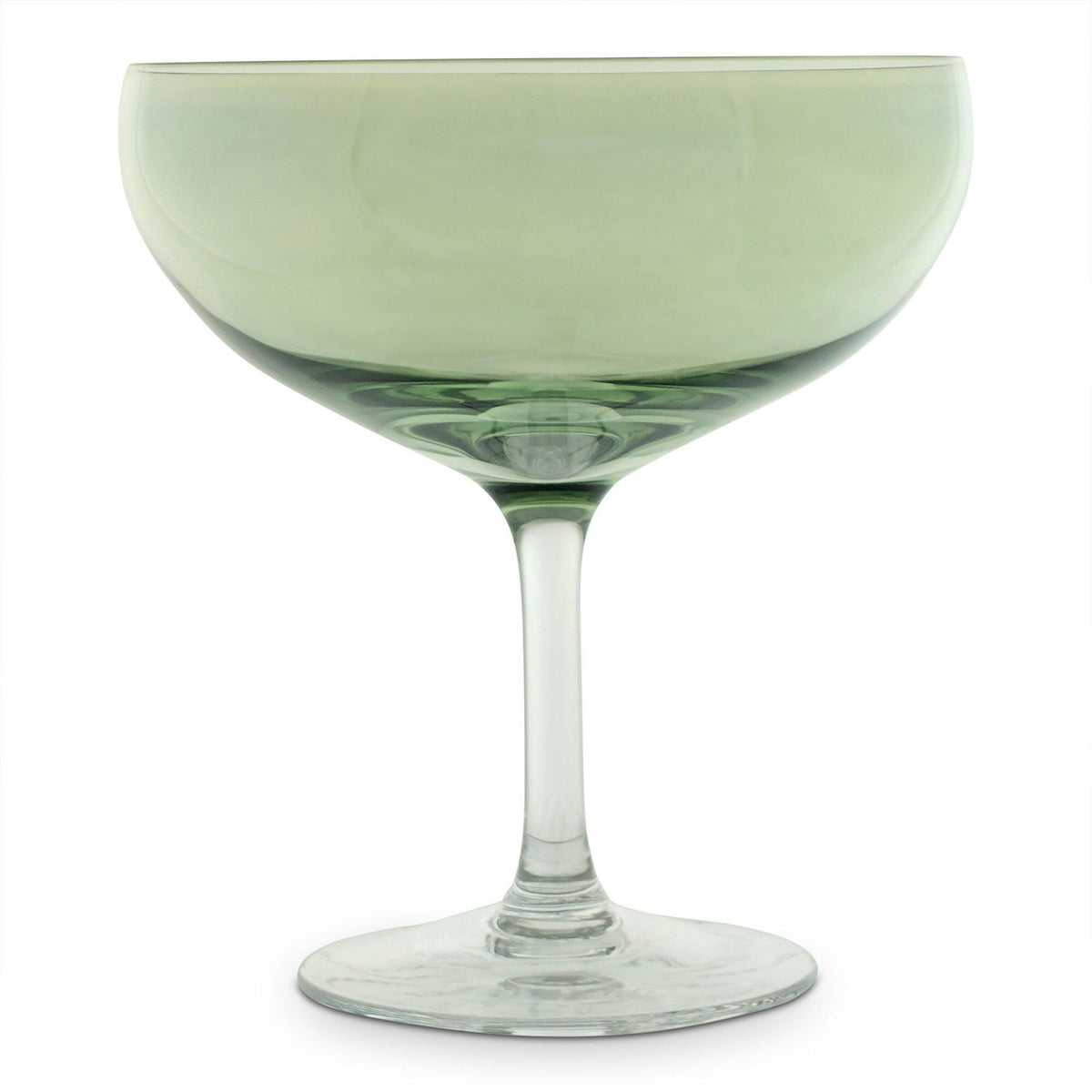 Magnor Happy cocktailglas i grøn med håndmalet shimmer-finish, 28 cl