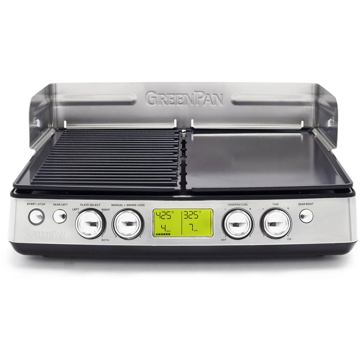 GreenPan Elite XL Less Smoke bordgrill med keramiske plader