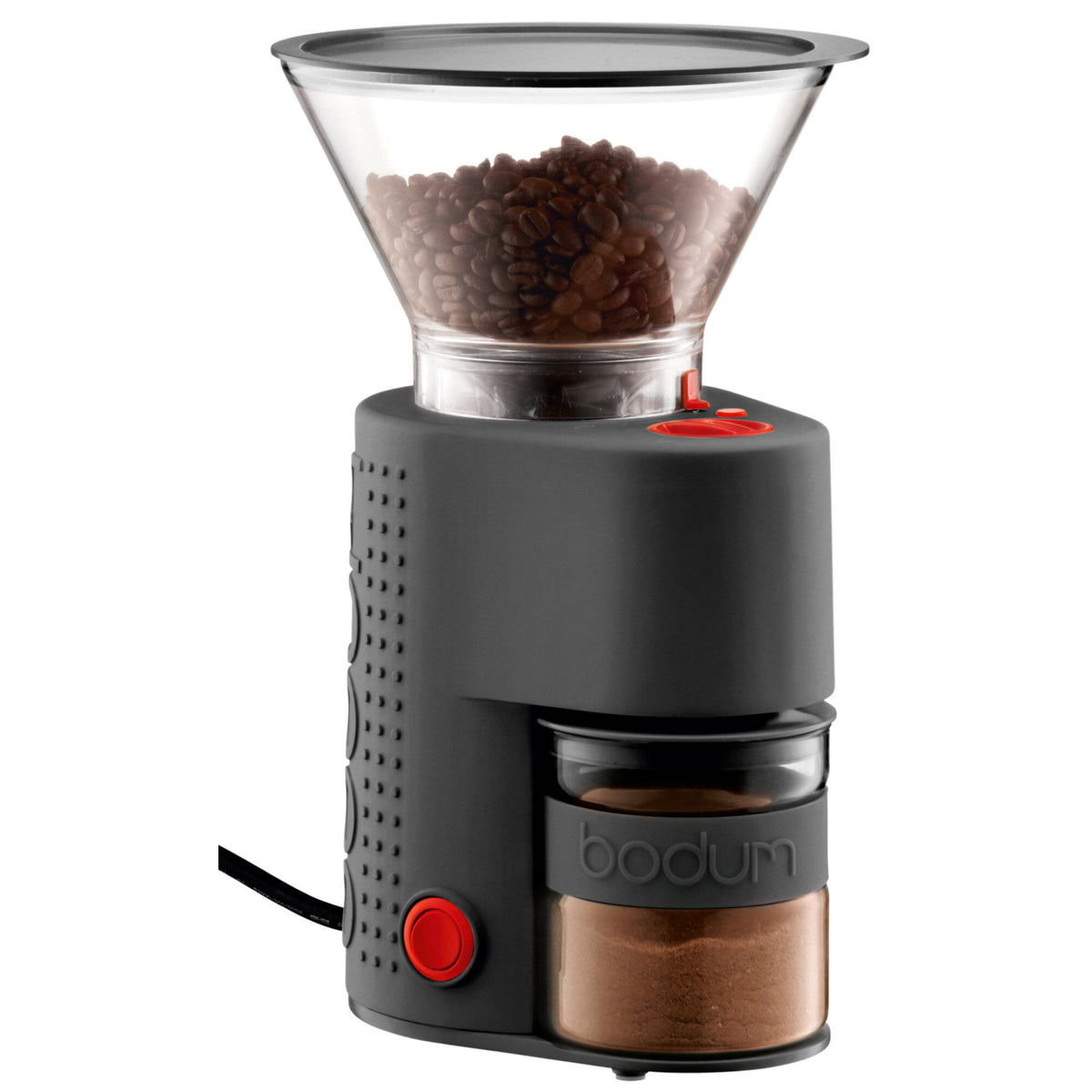 Sort Bodum Bistro elektrisk kaffekværn med koniske kværnblade