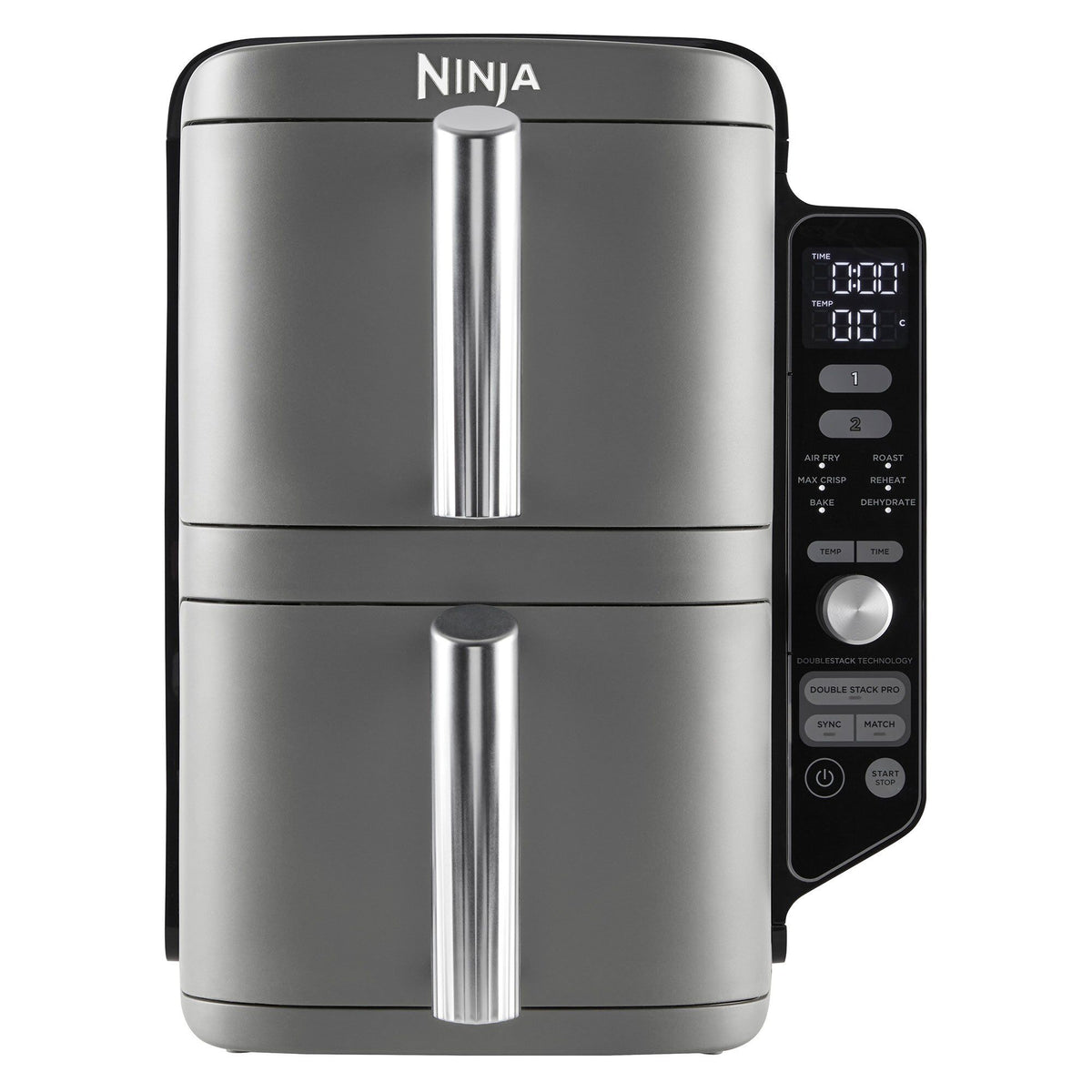 Ninja Double Stack XL airfryer med to stablede kurve, 9,5 liter