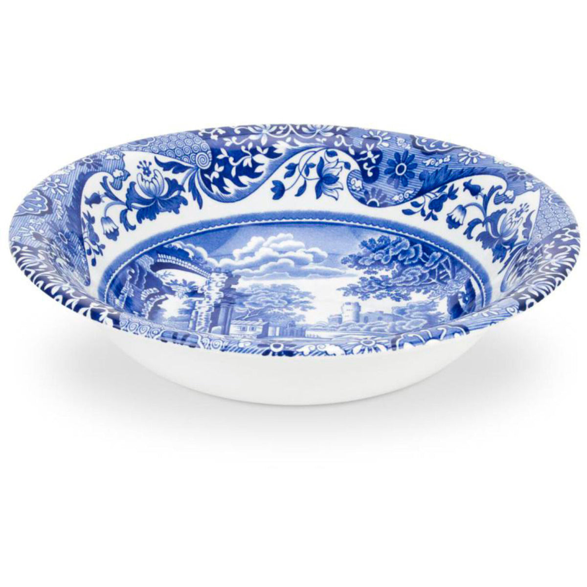 Spode Blue Italian skål i porcelæn med blåt og hvidt mønster