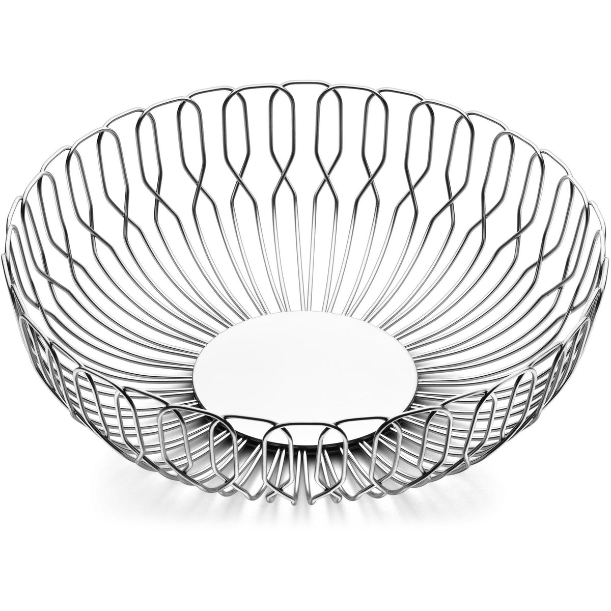 Stor Alfredo brødkurv i blankpoleret rustfrit stål fra Georg Jensen