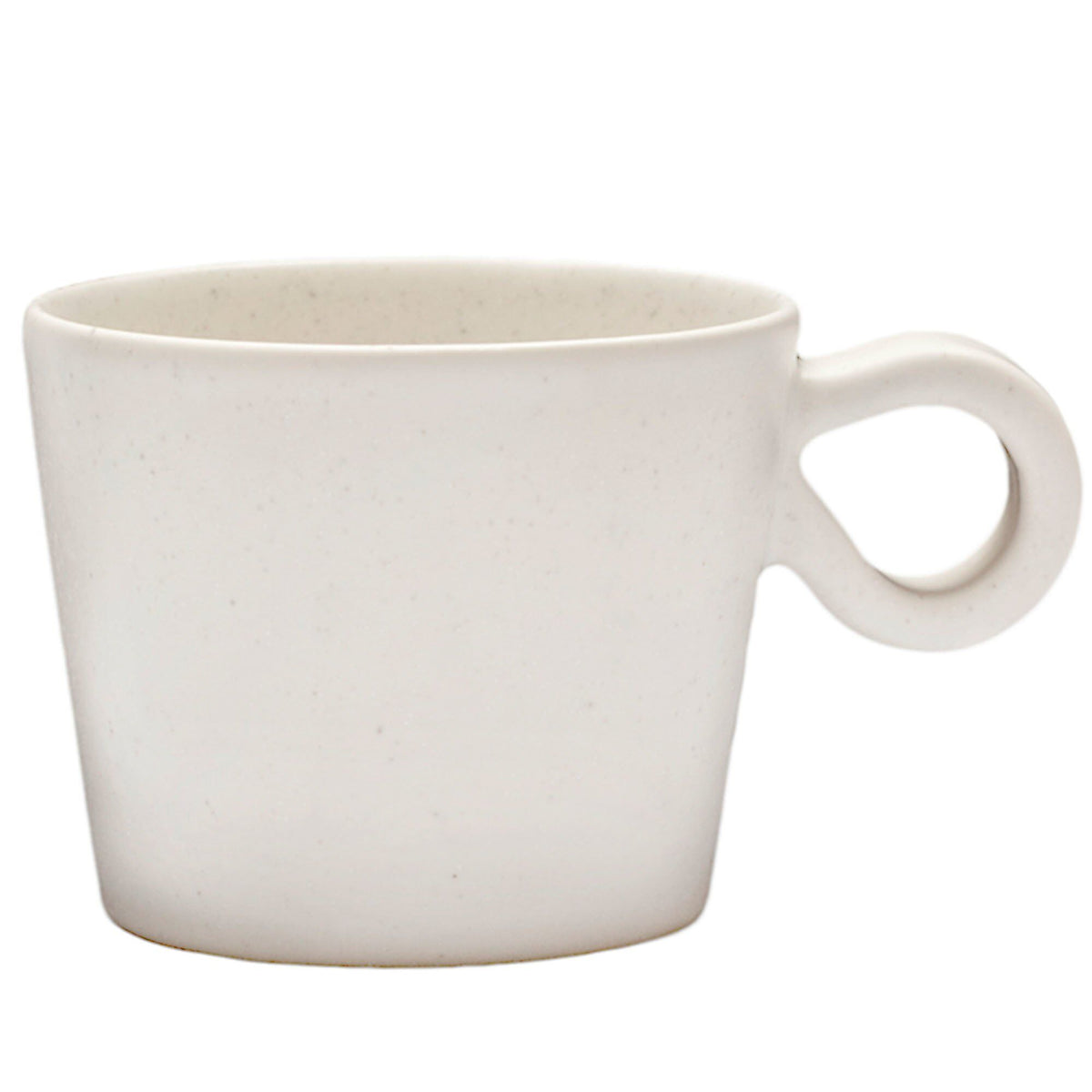 To hvide Daria kopper på 28 cl fra Potteryjo i farven cotton white