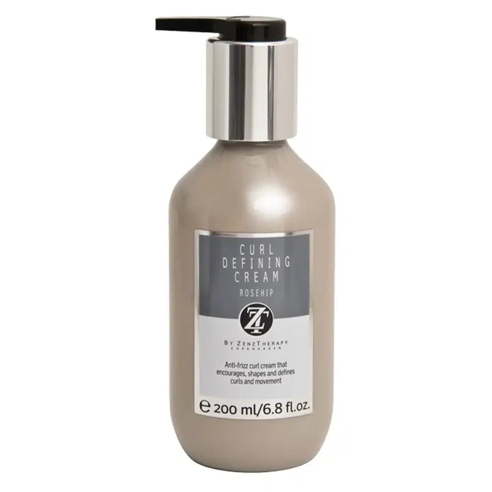 ZenzTherapy Curl Defining Cream Rosehip krøllecreme med hybenolie, 200 ml