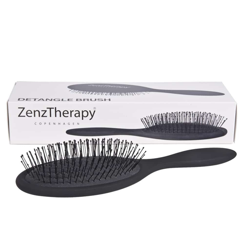 ZenzTherapy Detangle Brush, udredningsbørste med fleksible børstehår fra ICON Hairspa