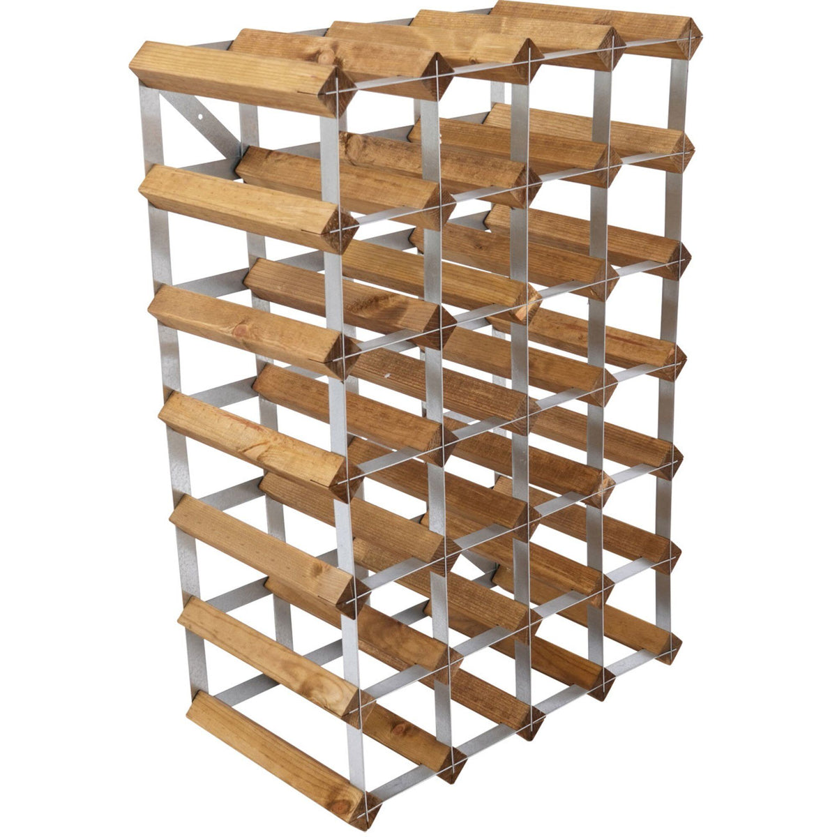 Traditional Wine Racks vinreol i lys eg til 30 vinflasker