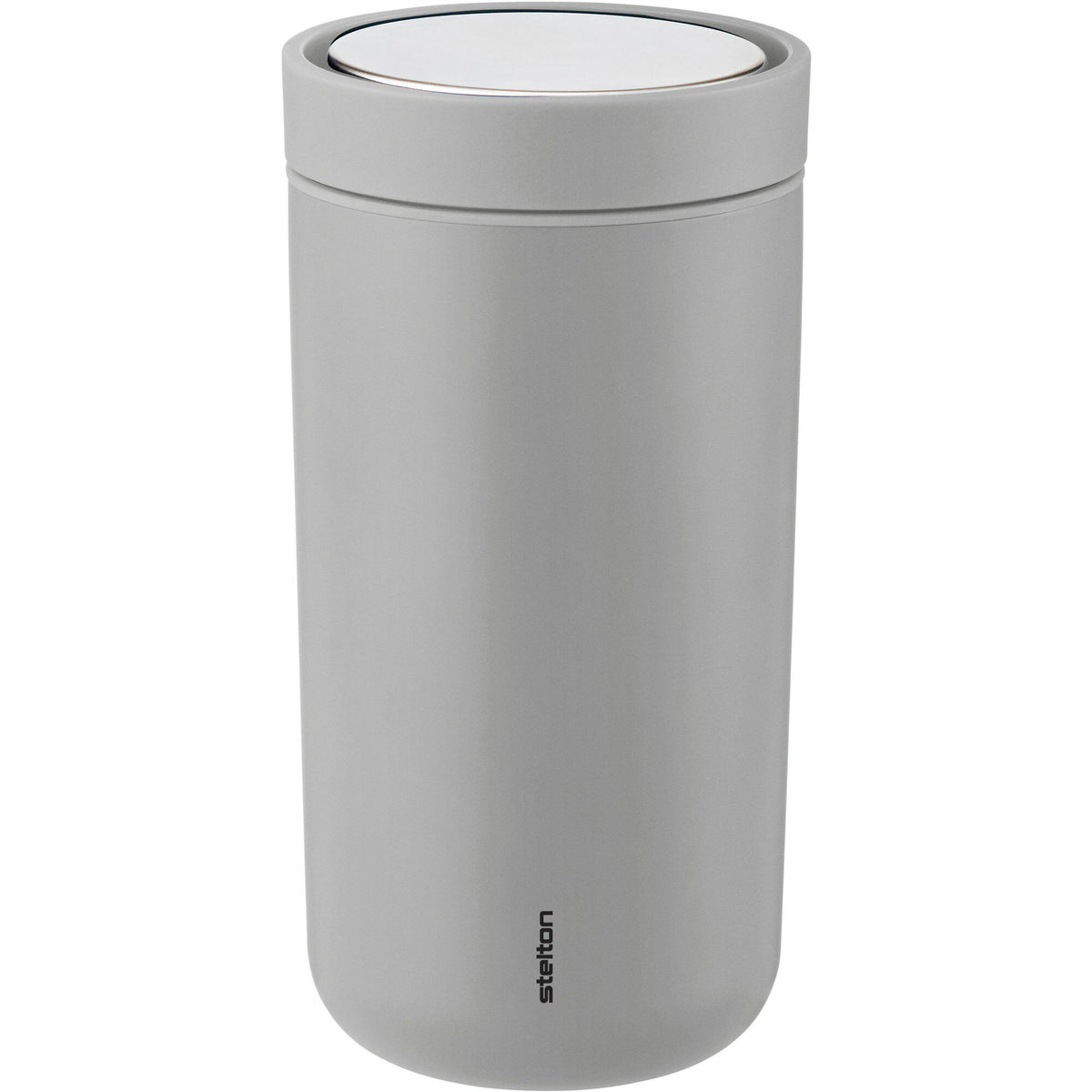 Stelton To Go Click Steel termokop i lysegrå, 0,2 liter