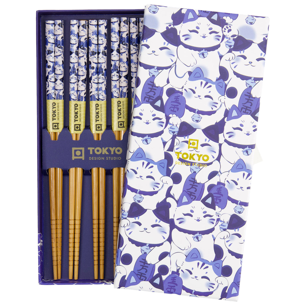 Tokyo Design Studio Lucky Cat spisepinde med den vinkende lykkekat