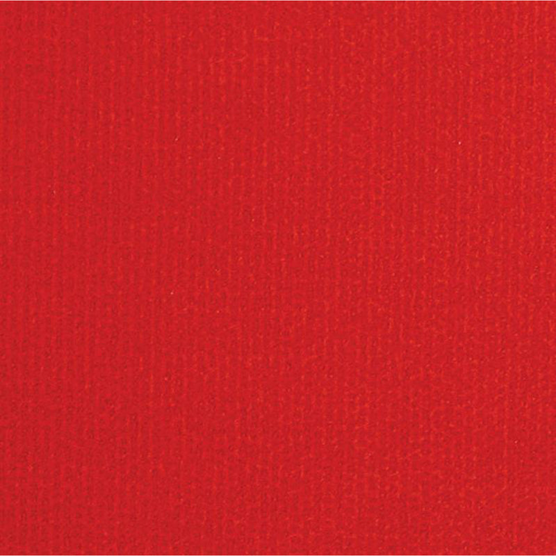 Messetæppe rip/latex 2x60m - Rød