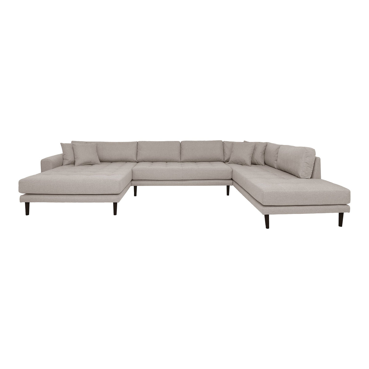 Se House Nordic - Lido U-Sofa Åben Ende i grå ❤ Kæmpe udvalg i House Nordic - Køb online på udsalg og tilbud lige nu ❤ Billig fragt og hurtig levering - Varenummer: Bolig&Haven-43685049106684 og barcode / Ean: 5713917021178 på lager - Udsalg på Op til 63% rabat - Kendte mærker på udsalg – over 1.329 brands