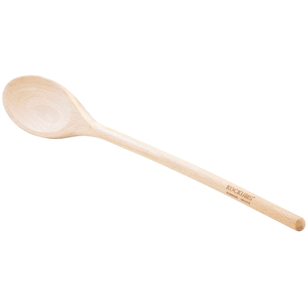 Oval træslev fra Kockums Jernverk i ubehandlet europæisk bøgetræ, 30 cm