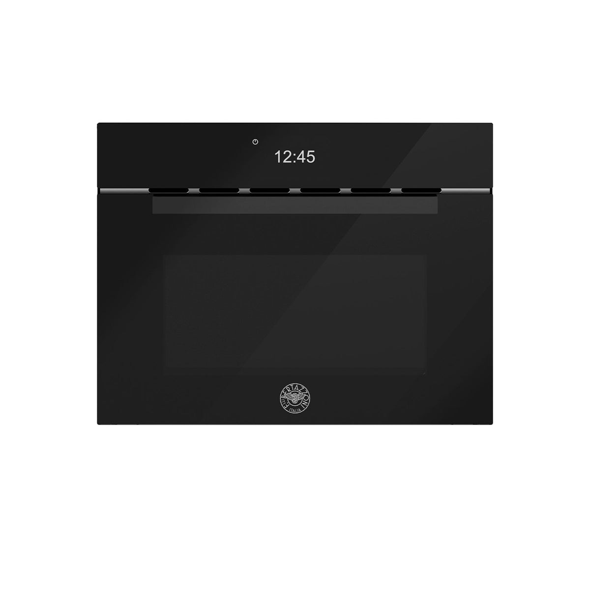 Bertazzoni Modern kombiovn med mikrobølgefunktion og front i sort glas