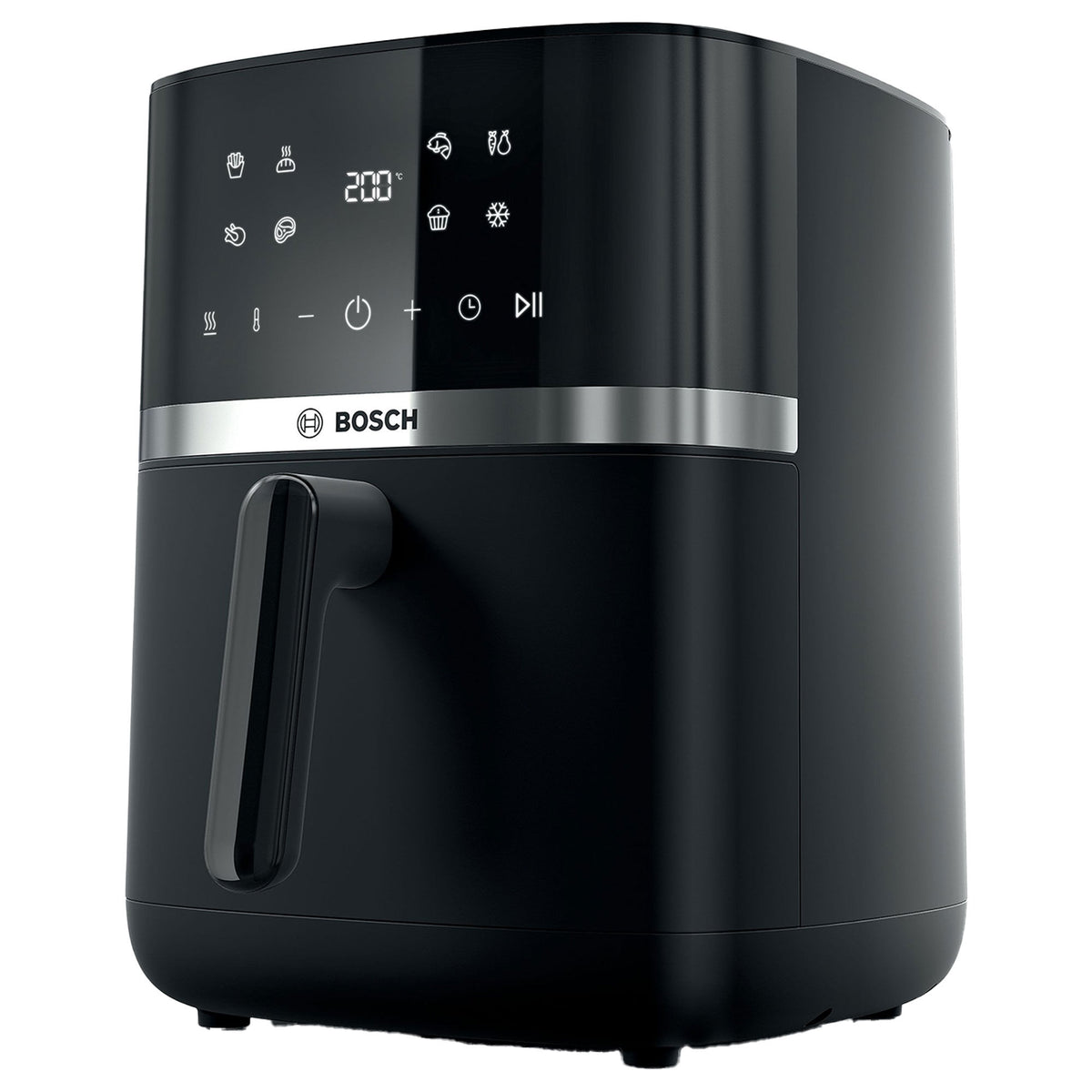 Sort Bosch Serie 4 airfryer MAF462B0 på 6,1 liter
