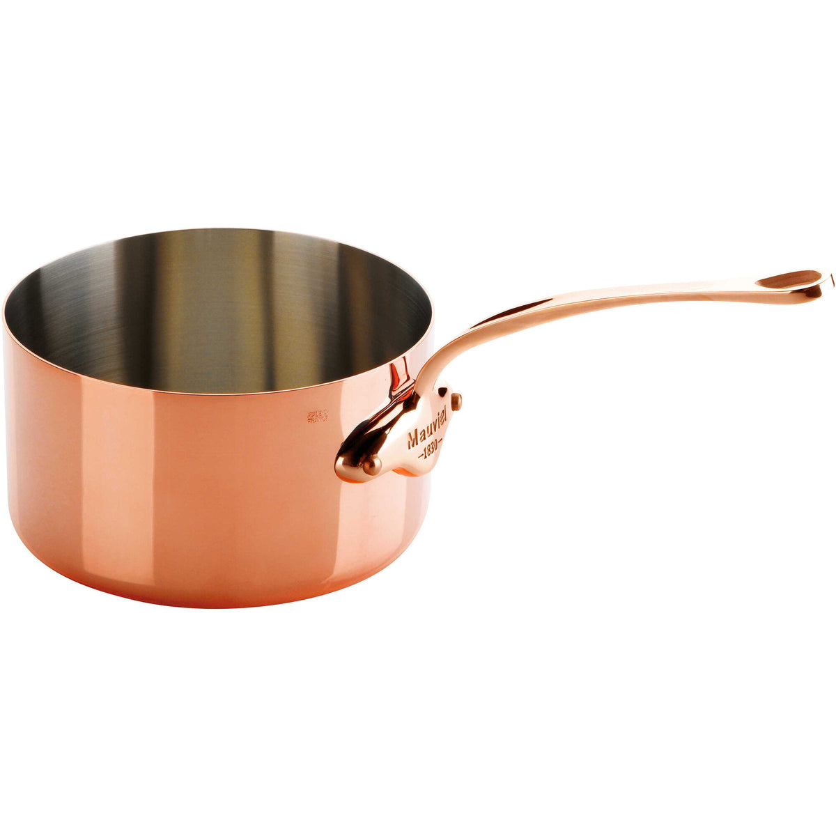Mauviel M'150b mini kasserolle i kobber og bronze, 0,3 liter