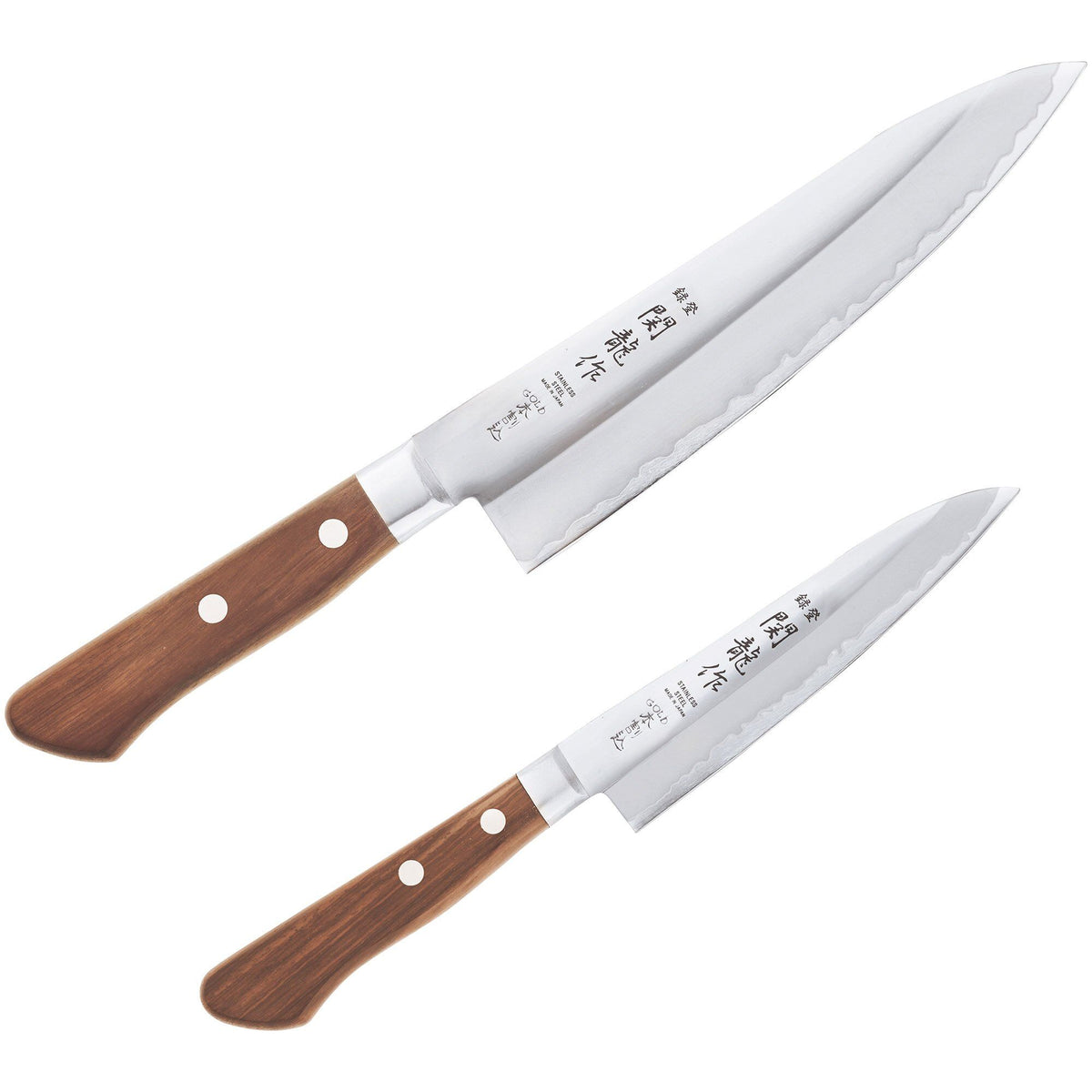 Sekiryu Wood knivsæt med gyutokniv og pettykniv