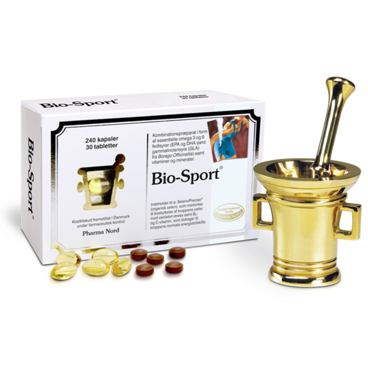 Se Pharma Nord Bio-Sport 240 kaps + 30 tabl. ✔ Kæmpe udvalg i Pharma Nord - Køb online på udsalg og tilbud lige nu ✔ Super billig fragt og lynhurtig levering - Varenummer: Helsegrossisten-91900 og 5709976089907 på lager - Udsalg på Sundhed > > Spar helt op til 57% - Kæmpe udsalg på over 739 mærker