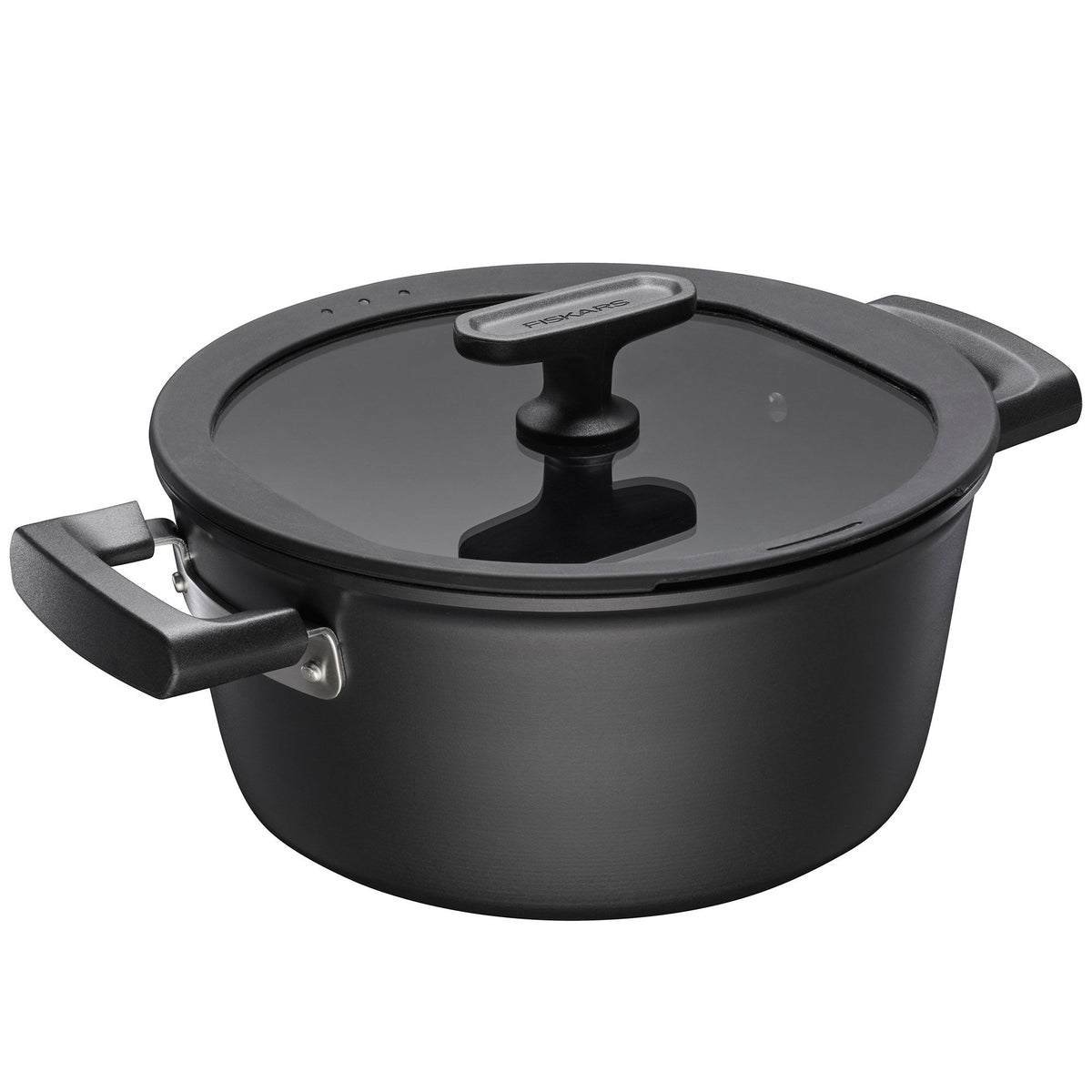 Fiskars Hard Face gryde på 3,5 liter med keramisk non-stick belægning