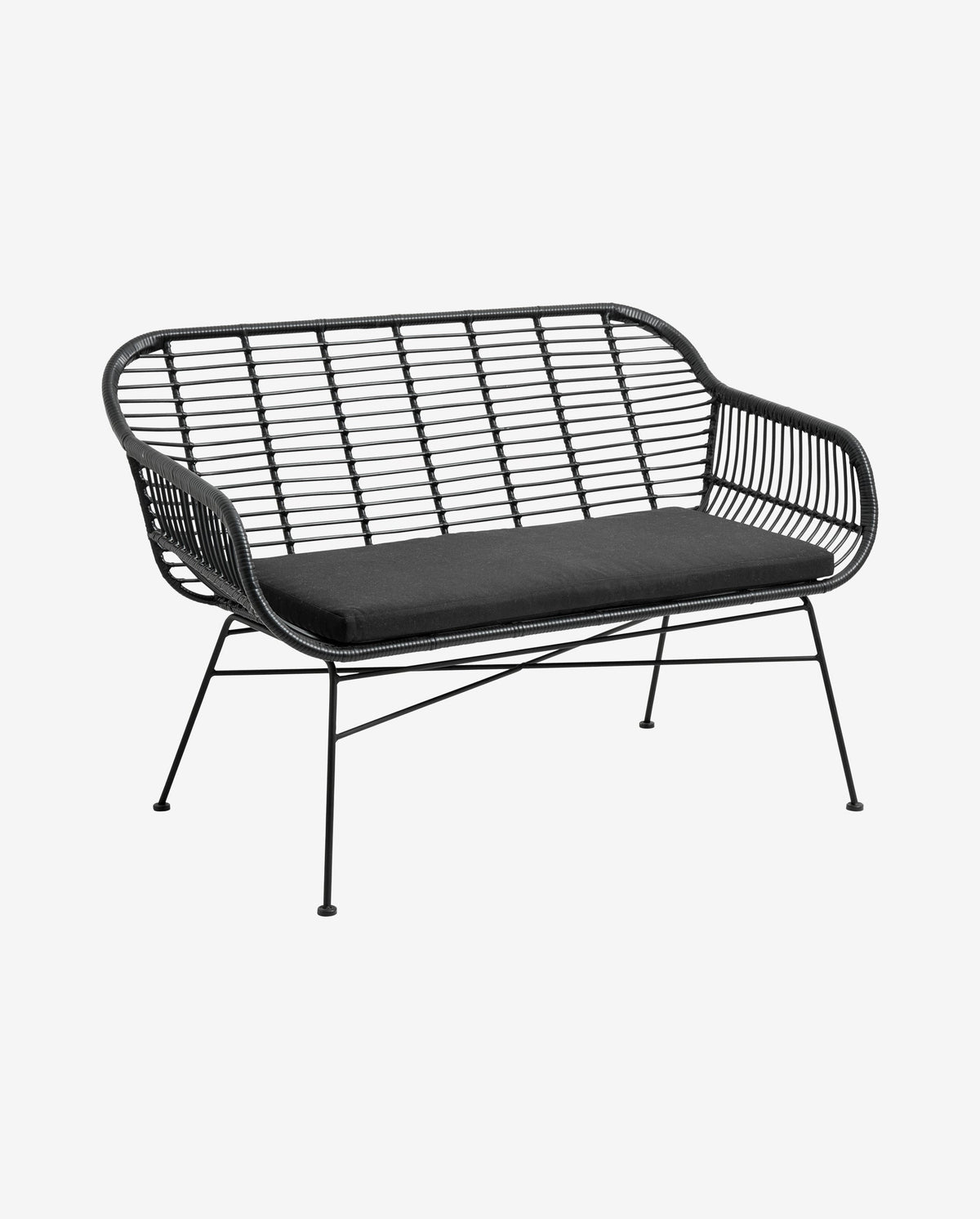 Se Nordal - Havebænk i polyrattan med hynde, sort ❤ Kæmpe udvalg i Nordal A/S - Køb online på udsalg og tilbud lige nu ❤ Lav fragtpris og hurtig levering - Varenummer: Bolig&Haven-49557539488074 og barcode / Ean: 5708309143989 på lager - Udsalg på Spar stort – op til 59% - Over 2.739 brands med kæmpe udsalg