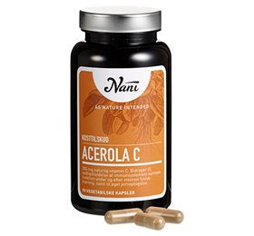 Se Nani Acerola C-vitamin 45 kap. ✔ Kæmpe udvalg i Nani - Køb online på udsalg og tilbud lige nu ✔ Hurtig levering til lave fragtpriser - Varenummer: Helsegrossisten-55951 og 5713258053029 på lager - Udsalg på Sundhed > Immunforsvar > Energi Store besparelser – op til 71% - Store besparelser på over 2.281 mærker