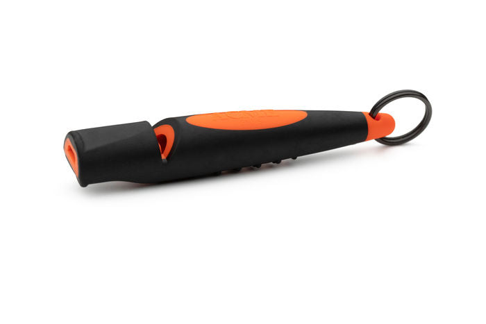 Sort og orange ACME ALPHA fløjte, model 210,5