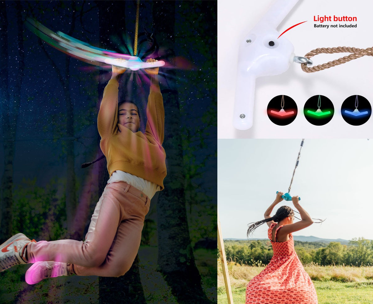 Se Adventure Sports Twister LED Spinner Gynge ✔ Kæmpe udvalg i Adventure Sports - Køb online på udsalg og tilbud lige nu ✔ Lav fragtpris og hurtig levering - Varenummer: MMAction-232018 og 850049050166 på lager - Udsalg på Gynger og legeplads tilbehør Få op til 63% i rabat - Over 1.798 mærker samlet på udsalg