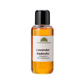 Se Urtegaarden Afslappende badeolie lavendel 100ml. ✔ Kæmpe udvalg i  Urtegaarden - Køb online på udsalg og tilbud lige nu ✔ Hurtig levering: 1 - 2 Hverdage samt billig fragt - Varenummer: HG-52567 og barcode / Ean: 5709286807406 på lager - Udsalg på Personlig pleje > > Spar op til 52% - Over 1354 design brands på udsalg