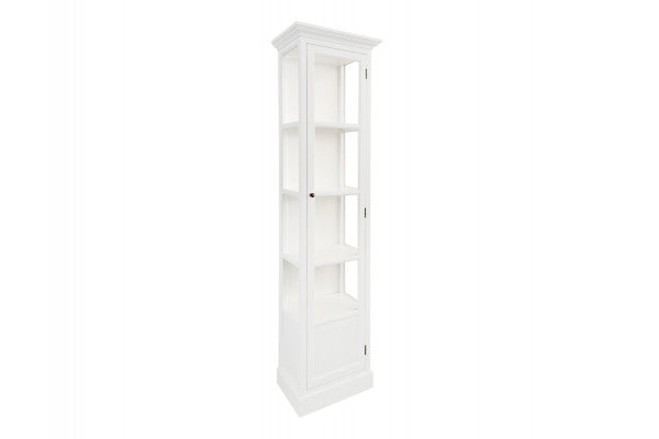 Se Agersø Vitrineskab - 205x55x36 cm Hvid ❤ Lav fragtpris og hurtig levering - Varenummer: Havemøbelland-DK3800v981 - Udsalg på INDEMØBLER - Vitrineskabe Spar helt op til 79% - Stort udsalg på over 739 brands