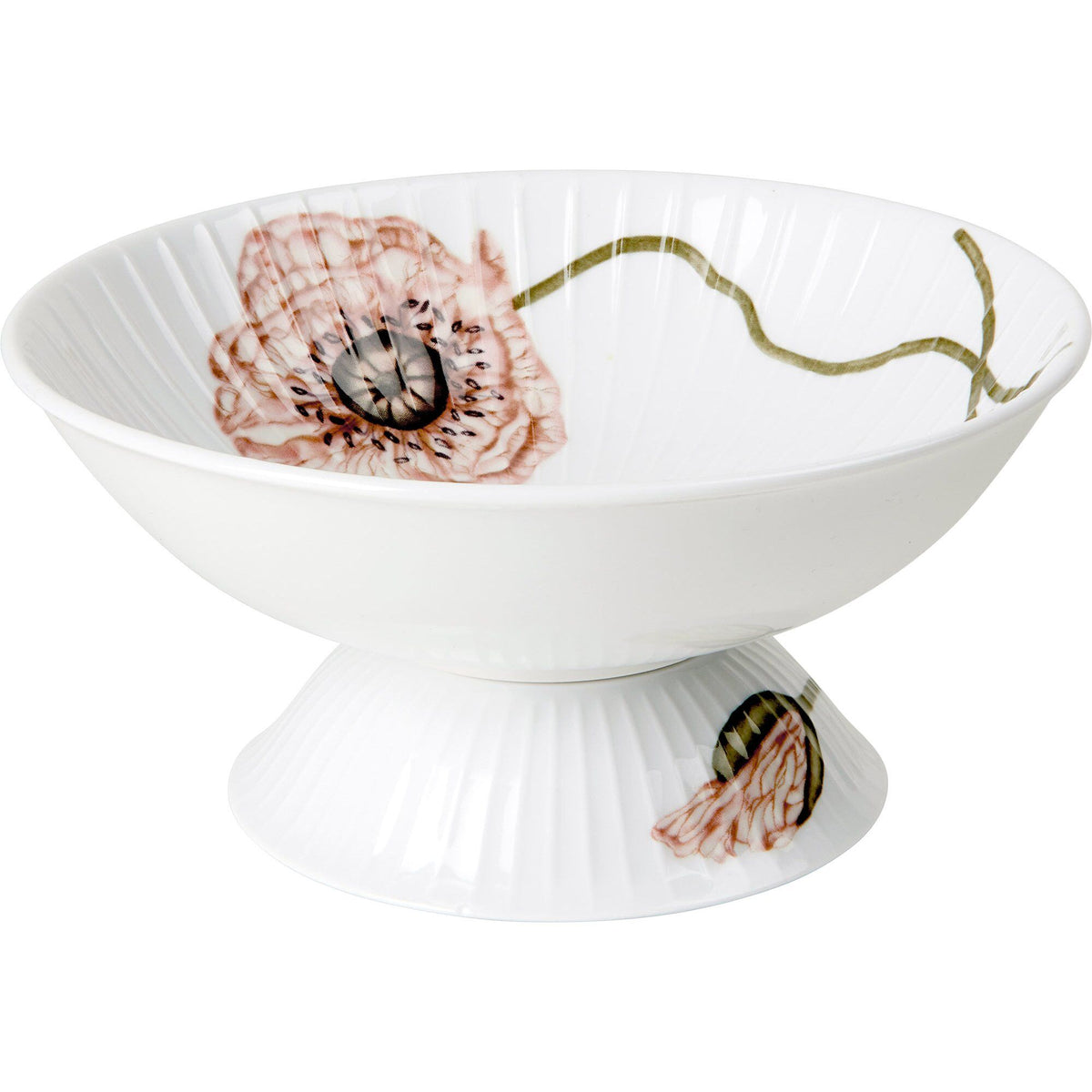 Kähler Hammershøi Poppy kageopsats i hvid, 16 cm i diameter