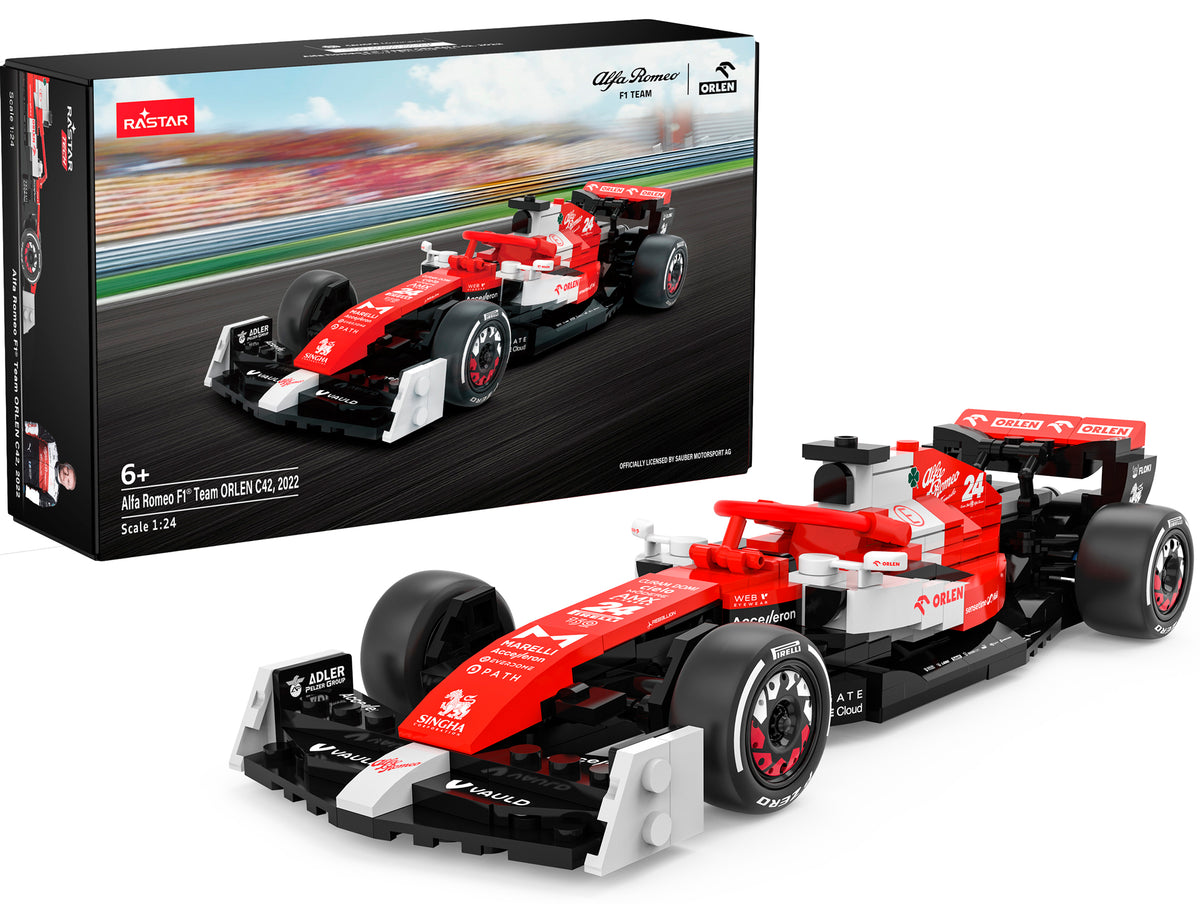 Se Alfa Romeo F1 Team Orlen C42 Byggeklodser sæt Bil 1:24 (Fra 6 år) ✔ Kæmpe udvalg i Rastar - Køb online på udsalg og tilbud lige nu ✔ Meget billig fragt og hurtig levering - Varenummer: MMAction-20892300 og 6930751323520 på lager - Udsalg på Plastik Konstruktionsbyggesæt Spar stort – op til 53% - Over 2.739 kendte mærker på stort udsalg