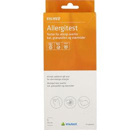 Se Allergi test (kat, støv, græs) 1 stk ✔ Kæmpe udvalg i Bolig Magasin - Køb online på udsalg og tilbud lige nu ✔ Super billig fragt og lynhurtig levering - Varenummer: Helsegrossisten-57763 og 5708367508409 på lager - Udsalg på Sundhed > > Spar helt op til 57% - Over 739 kendte mærker på udsalg
