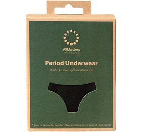 Se AllMatters Menstruationstrusser Bikini Underwear Light/Moderate L ✔ Kæmpe udvalg i Allmatters - Køb online på udsalg og tilbud lige nu ✔ Hurtig levering til lave fragtpriser - Varenummer: Helsegrossisten-51852 og 5711782000939 på lager - Udsalg på Personlig pleje > Bind & tamponer > Spar stort – op til 53% - Eksklusivt udsalg på over 2.739 mærker