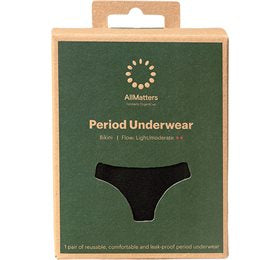 Se AllMatters Menstruationstrusser Bikini Underwear Light/Moderate M ✔ Kæmpe udvalg i Allmatters - Køb online på udsalg og tilbud lige nu ✔ Billig fragt • Hurtig levering - Varenummer: Helsegrossisten-51851 og 5711782000922 på lager - Udsalg på DATOVARER & OUTLET > > Spar helt op til 79% - Over 739 kendte mærker på udsalg