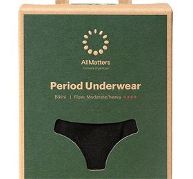 Se AllMatters Menstruationstrusser Bikini Underwear Moderate/heavy XXS ✔ Kæmpe udvalg i Allmatters - Køb online på udsalg og tilbud lige nu ✔ Meget billig fragt og hurtig levering - Varenummer: Helsegrossisten-55196 og 5711782001103 på lager - Udsalg på Personlig pleje > > Få op til 67% i rabat - Shop udsalg fra mere end 1.798 mærker