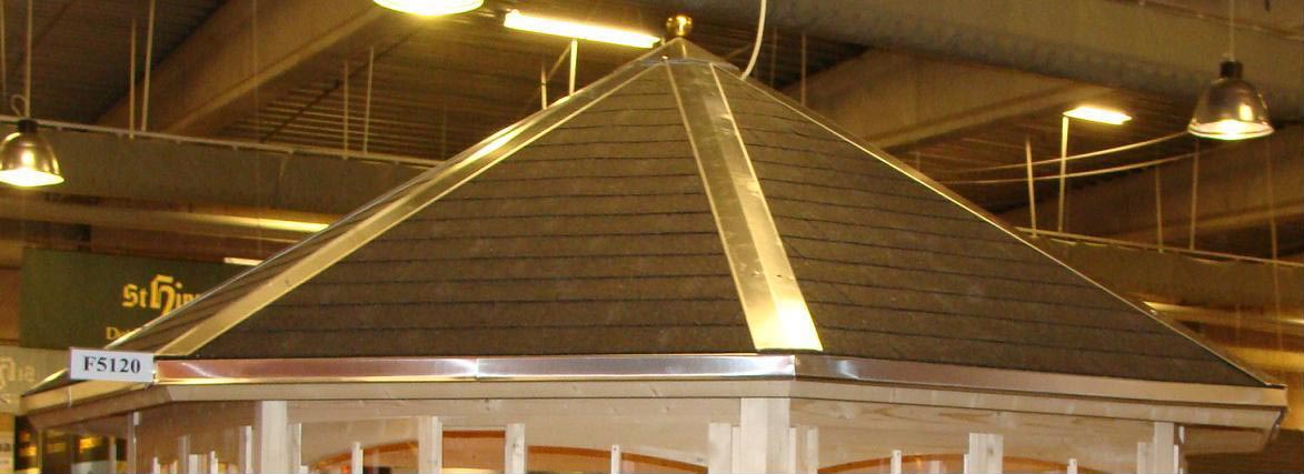 Aluminium rygningsliste og alu-hat fra Sølund Huse