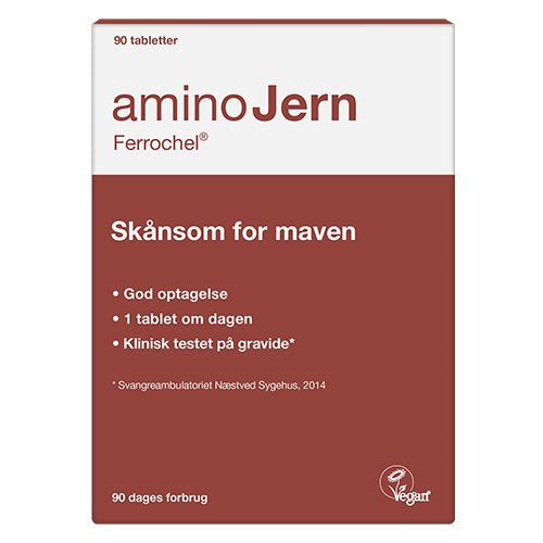 Se Amino Jern 25 mg. 100 tabl. ✔ Kæmpe udvalg i Amino Jern - Køb online på udsalg og tilbud lige nu ✔ Billig fragt og hurtig levering - Varenummer: Helsegrossisten-54267 og 5707366004011 på lager - Udsalg på Sundhed > PharmoVital > Gravid Op til 57% rabat - Kendte mærker på udsalg – over 1.329 mærker