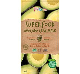 Se Ansigtmaske Superfood Avocado 7th Heaven 10 g ✔ Kæmpe udvalg i  KopK - Køb online på udsalg og tilbud lige nu ✔ Hurtig levering: 1 - 2 Hverdage samt billig fragt - Varenummer: HG-50633 og barcode / Ean: 0083800049851 på lager - Udsalg på Personlig pleje > > Spar op til 63% - Over 1354 design brands på udsalg
