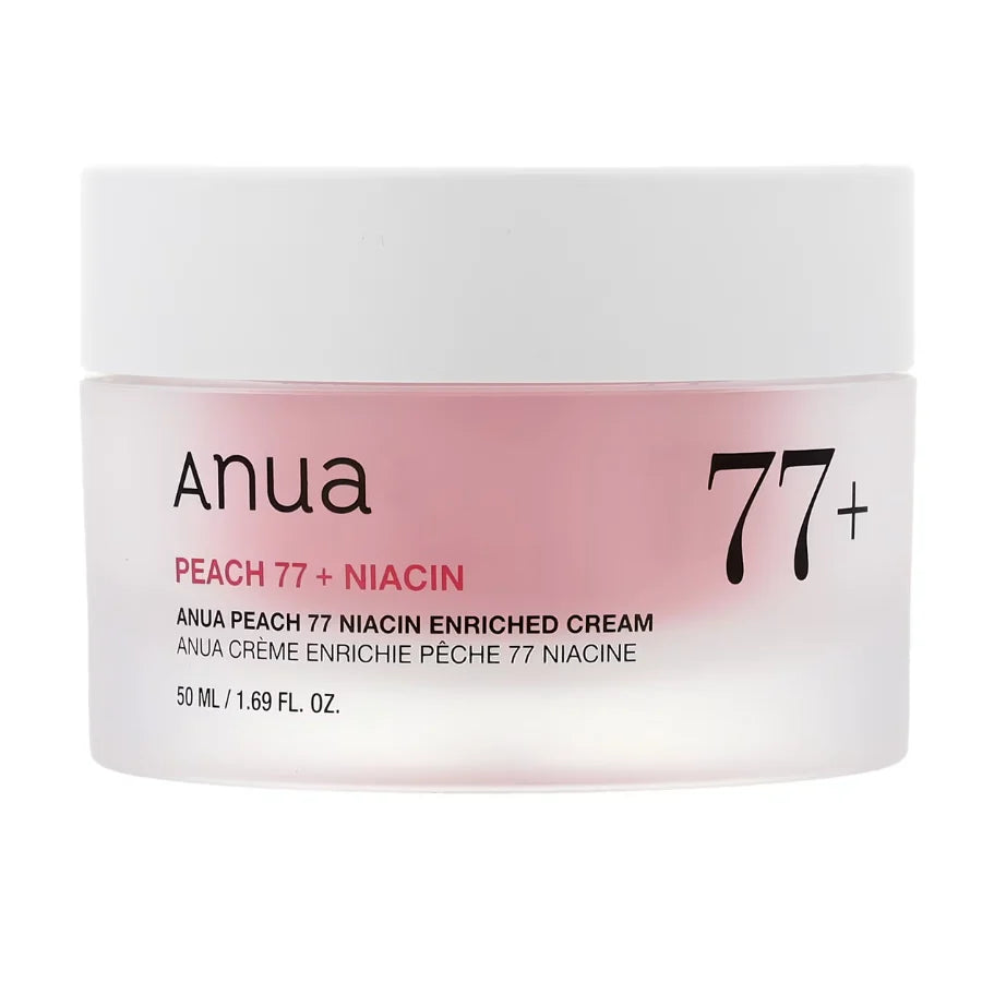 ANUA Peach 77% Niacin Enriched Cream, 50 ml gel-creme med ferskenekstrakt