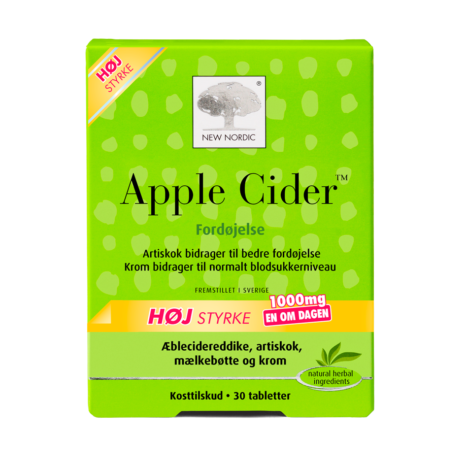 Se New Nordic Apple Cider 90 tabl. Høj styrke ✔ Kæmpe udvalg i New Nordic - Køb online på udsalg og tilbud lige nu ✔ Meget billig fragt og hurtig levering - Varenummer: Helsegrossisten-58222 og 5021807012831 på lager - Udsalg på New Nordic > Spar 40% > Store besparelser – op til 77% - Shop over 2.281 kendte mærker på udsalg