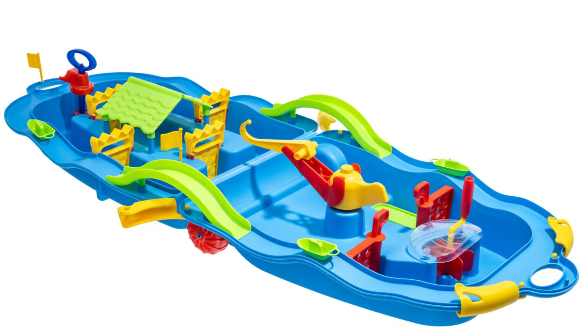 Paradiso Toys Aqua Aktivitets Trolley, vand- og sandaktivitetsbane til børn