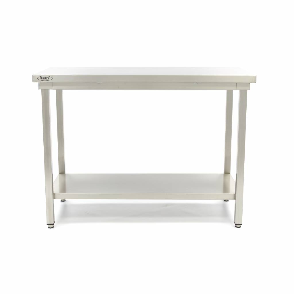 Maxima Deluxe arbejdsbord i rustfrit stål, 600 x 700 mm