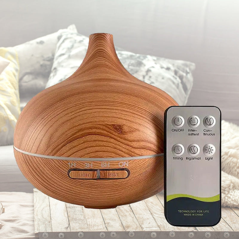 Aroma Diffuser - Stilren og smuk  -  300 ml.
